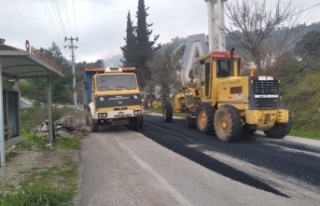 Alanya’da 4 mahalle yoluna bakım