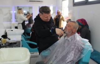 1658 vatandaşa Mobil Kuaför hizmeti