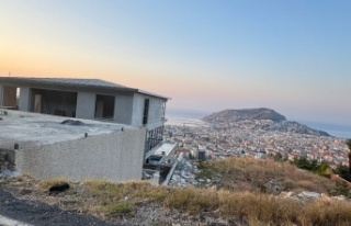 Alanya'ya kuş bakışı kaçak
