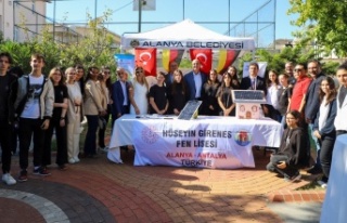 Alman öğrencilerden Alanyalı öğrencilerle ortak...