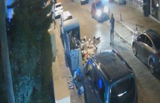 Çöp komplosunun kamera görüntüleri ortaya çıktı