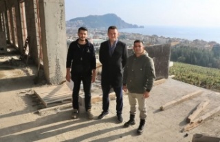 Alanya'nın yeni hükümet binasında inceleme