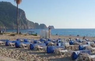 Alanya'da Şubat'ta deniz keyfi