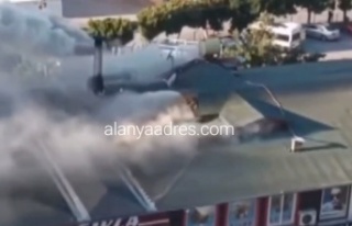 Alanya'yı korkutan baca yangını