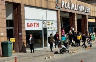 Hasta yakınlarının kantin tepkisi