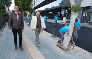 İskele Caddesi asfaltla buluştu