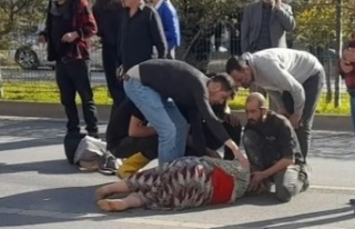 Kadın sürücü dehşet saçtı