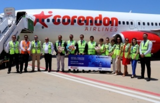 Macaristan'dan Gazipaşa Alanya Havalimanı'na...