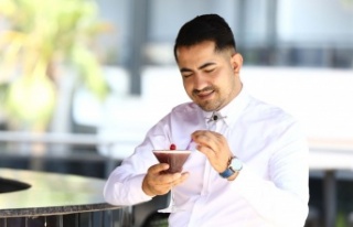 Alanya'da tropik meyvelerden kokteyl yarışması