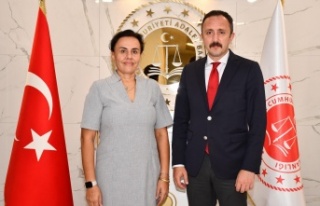 Başhekimden başsavcıya ziyaret