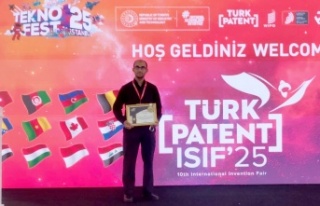 ALKÜ'lü öğrenciye uluslararası altın ödülü