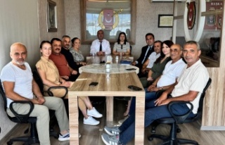 AGC'ye Vergi Dairesi ve SGK müdürlerinden ziyaret