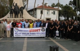 Alanya'da öğretmene saldırıya ortak tepki
