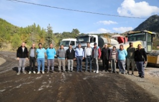 Gökbel Gören yolunda çalışmalar sürüyor