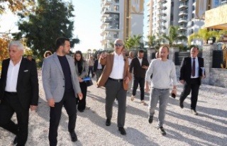 Başkan Özçelik'ten Mahmutlarda inceleme