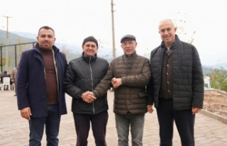 Akçatı'da imece usulüyle yapılan çok amaçlı...