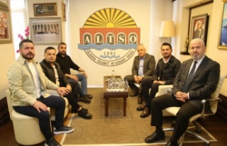 Sel mağduru işletmelerden başkan Erdem'e ziyaret