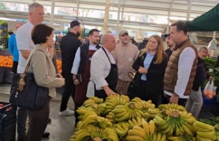 Dünyaca ünlü şefler Alanya pazarında