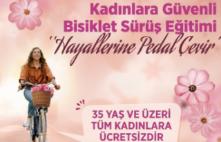 Alanya'da kadınlar için güvenli bisiklet sürüş...