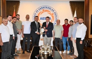 Arıkan'dan Dere'ye tebrik ziyareti!