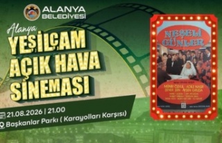 Alanya Yeşilçam açıkhava sineması başlıyor!