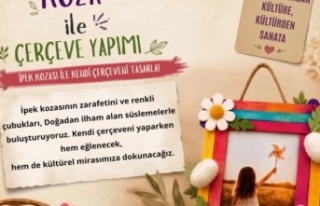 Alanya Belediyesi’nden ipek kozası ile çerçeve...