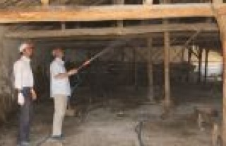 Cihanbeyli’de Mandıralar İlaçlanıyor 