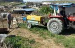 Mut'ta Larva Mücadelesi Başladı 