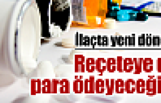 Reçeteye de artık para ödeyeceğiz !