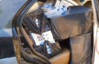 Tarsus'ta 38 Bin 200 Paket Kaçak Sigara Ele Geçirildi...