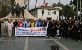 Alanya'da öğretmene saldırıya ortak tepki