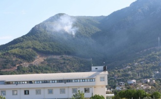 Alanya'da korkutan orman yangını