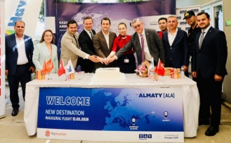 Kazakistan’dan Gazipaşa-Alanya Havalimanı’na ilk sefer