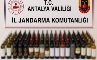 Alanya’da kaçak alkol operasyonu