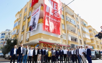 Tosmur esnafından Yücel'e tam destek