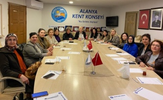 Alanya'da 8 Mart hazırlıkları başladı