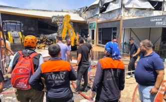 Fide üretim tesisinde yangın paniği