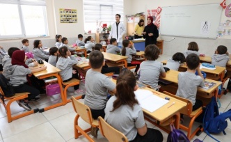 ALKÜ'lü öğrenciler miniklerin sağlığını taradı