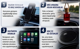 Yönetmelik değişti: Araç içi aksesuarlarda yasak devri bitti!
