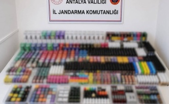 Alanya’da kaçak elektronik sigara baskını!