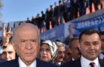 İşte Bahçeli'nin Alanya çıkarmasından muhteşem kareler