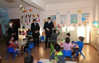 Kaymakam Ürkmezer'den okul ziyaretleri