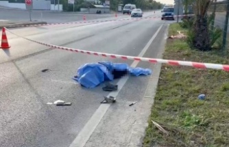 Alanya'da 18 yaşındaki gencin hayatını kaybettiği kaza anı kamerada