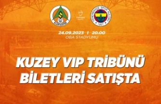 Alanyaspor- Fenerbahçe maçı Kuzey VIP Tribünü biletleri satışta