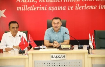 MHP İlçe Başkanı ve yönetiminden Başkan Yücel'e ziyaret