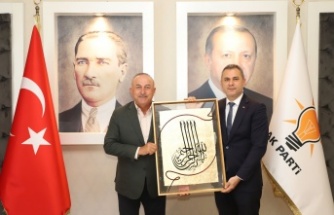 Mevlüt Çavuşoğlu'na Başkan Tavlı'dan Hayırlı Olsun ziyareti