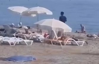 Alanya'nın ünlü plajında ceset paniği