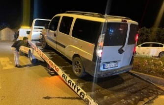 Alanya'da 22 araç trafikten men edildi