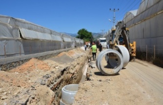 Demirtaş'ın kanalizasyon hattının üçte ikisi tamamladı