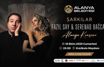 Alanya'da Fazıl Say ve Serenad Bağcan rüzgarı esecek